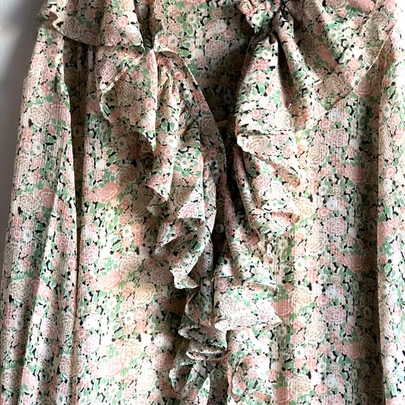 Mango Floral Ruffled Dress - Picture 9 of 9